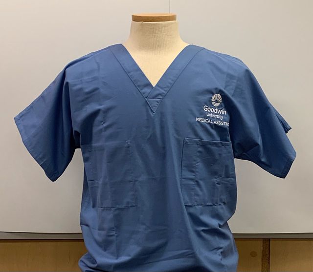 Goodwin University Unisex Scrub Top
