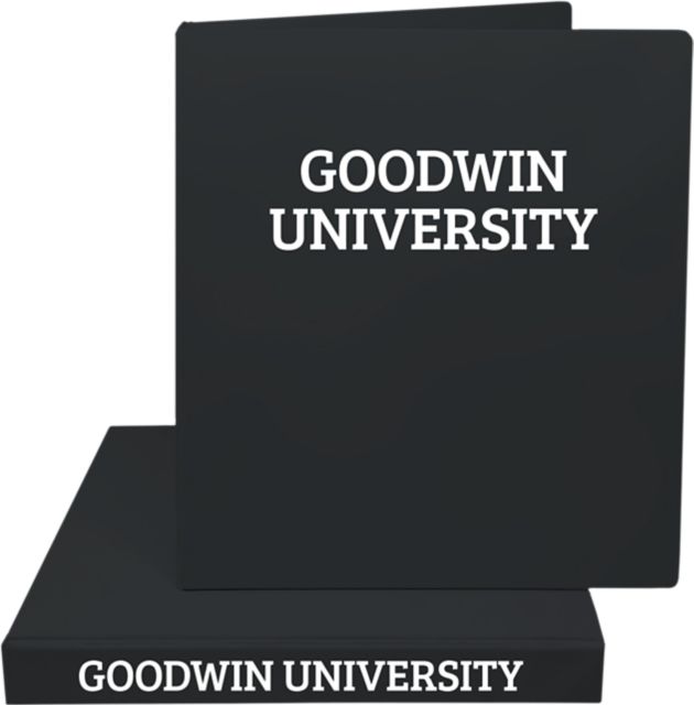 Goodwin University 1'' Vinyl Binder