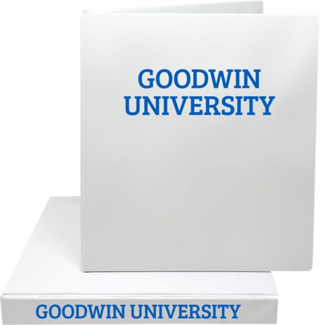 Goodwin University 1'' Vinyl Binder