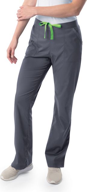 ProFlex Women's Straight-Leg Cargo Scrub Pant Steel 2X Large