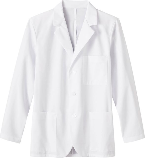 Men's 30 Inch Consultation Coat White Medium